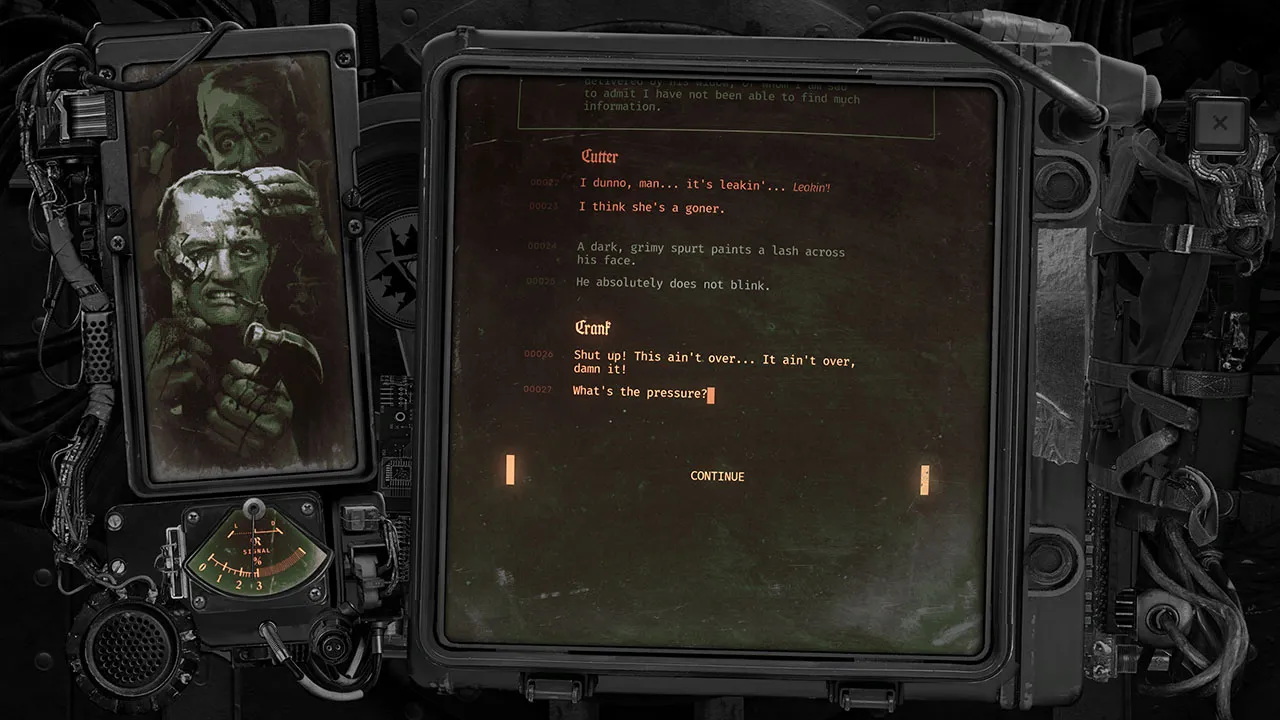 Comms Panel Screenshot